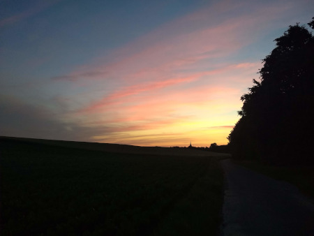 zonsondergang