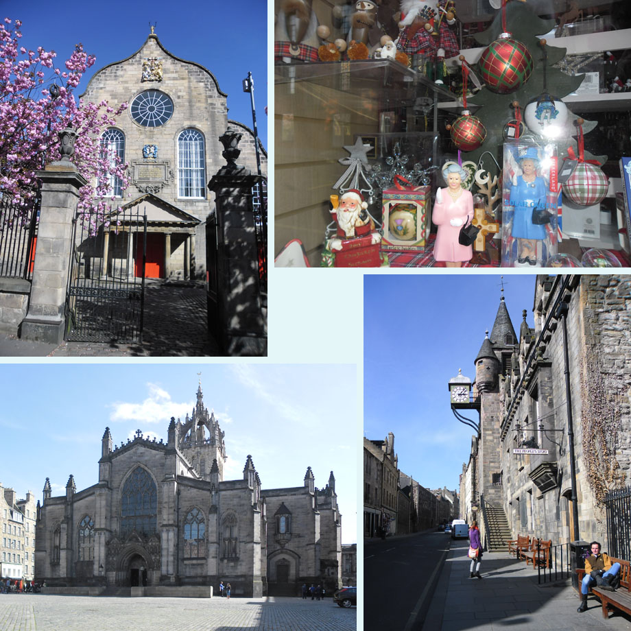 langs de Royal Mile