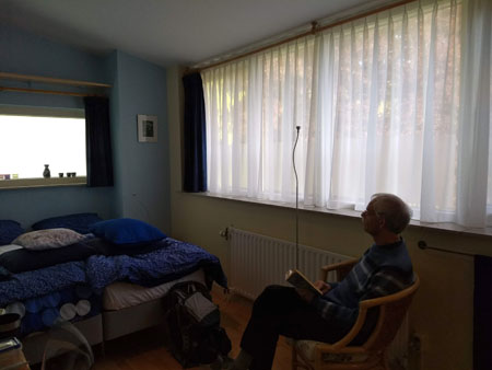 wachten op het ontbijt