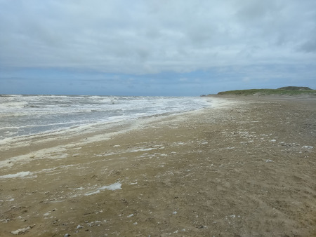 aan het strand
