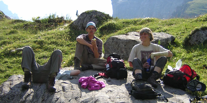 panorama van het Kandertal