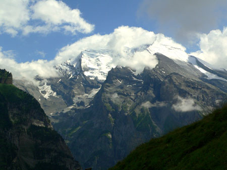 uitzicht op de Balmhorn