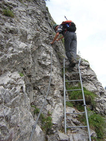 allemaal dankzij dit laddertje