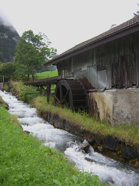 watermolen in Kandersteg