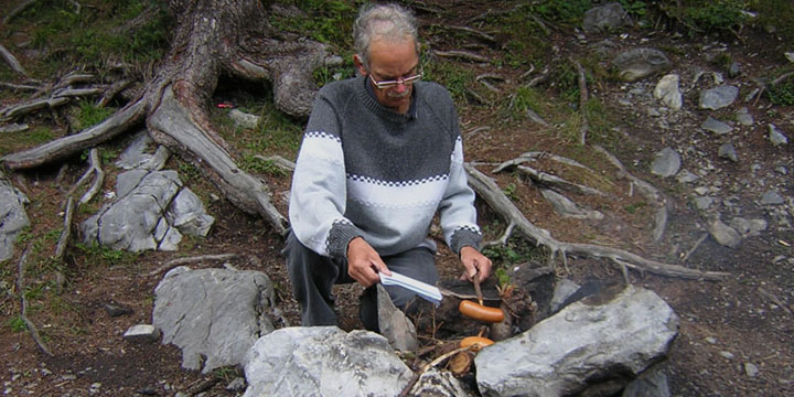 veel rook, weinig warmte