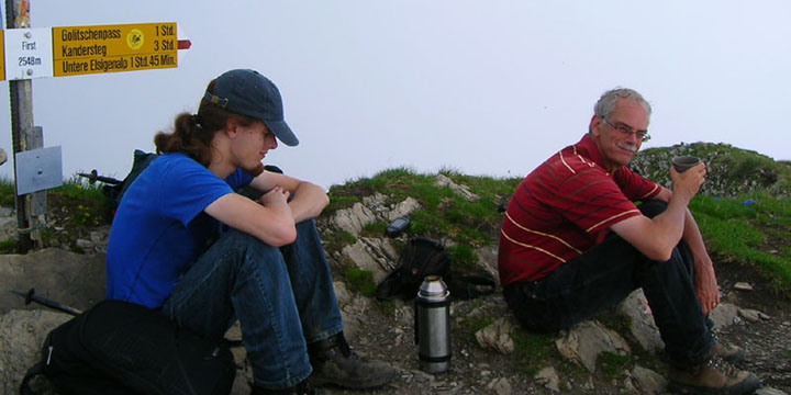 in de nevel op de First