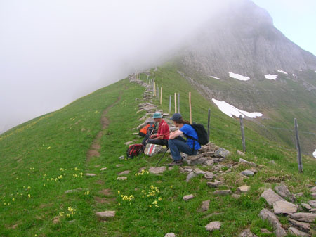 pauze bij de Golitschepass