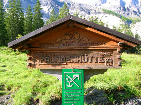 pad naar de Frundenhutte