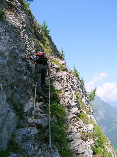 laddertje op het Felsenpfad
