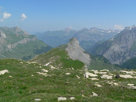 uitzicht vanaf de Wyssi Flue