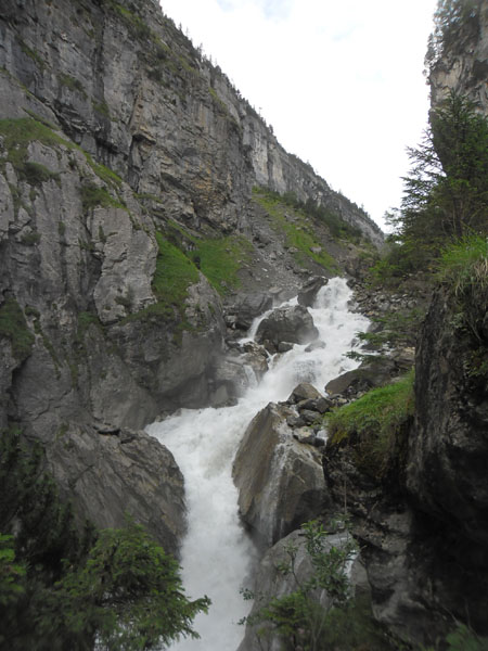 watergeweld in de Kanderschlucht