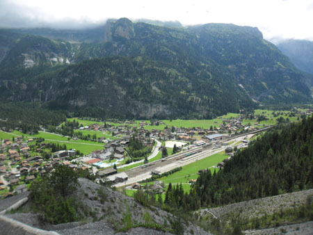 uitzicht op het dorp