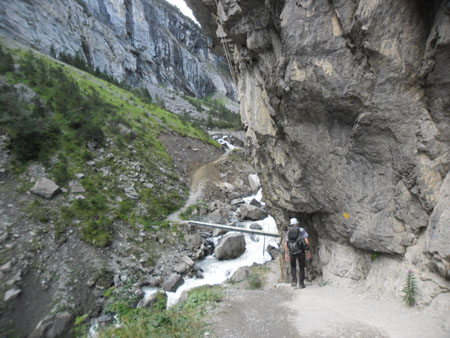 wandelpad door de Chlus