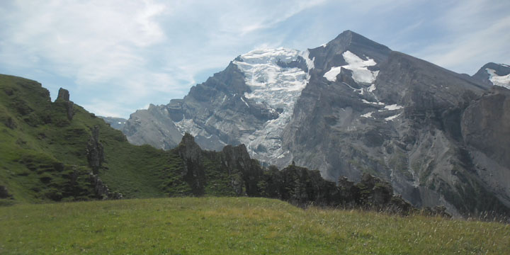 bergtoppen rond de Jegertosse