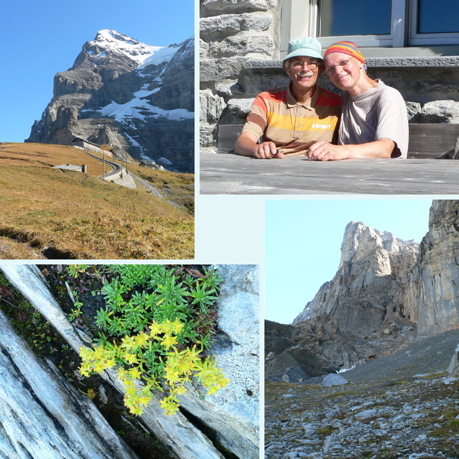 Eigergletscher, pauze, steenbreek, Eiger