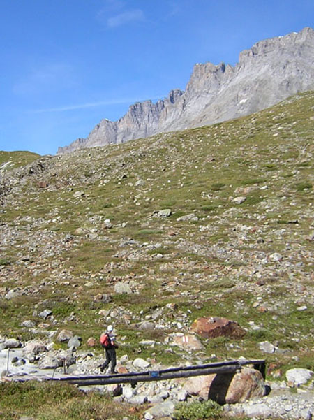 op weg naar de Oberhornsee
