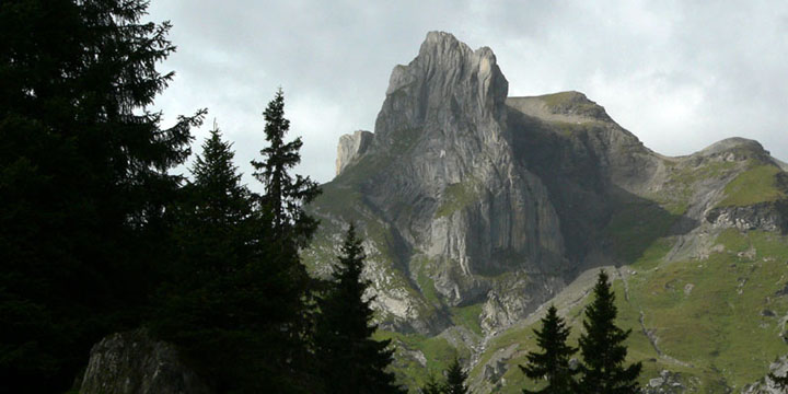 uitzicht in het Saustal