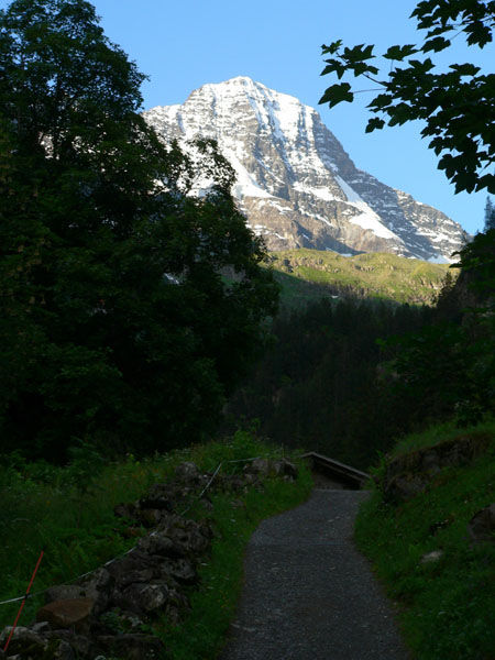 uitzicht in de buurt van Stechelberg