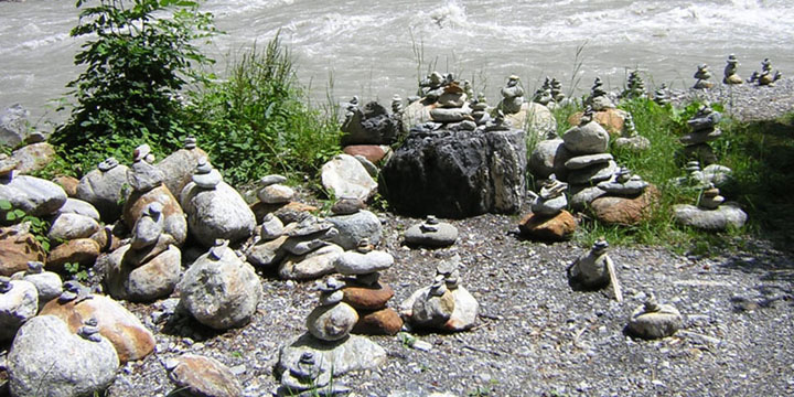 spielerei bij de Weisse Lutschine