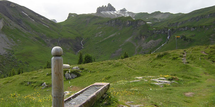 Lobhorner gezien vanaf de Lobhornhutte