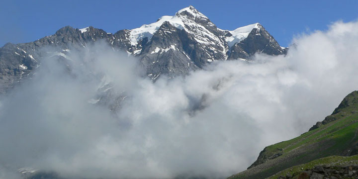 zicht op de Breithorn