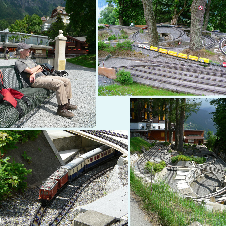 station Wengen, de Gartenbahn