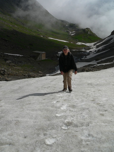 af en toe door de sneeuw