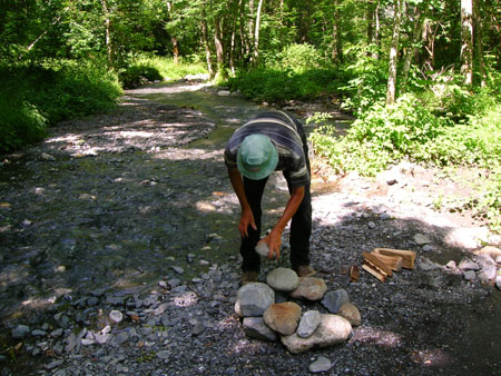 vuurcirkel aanleggen