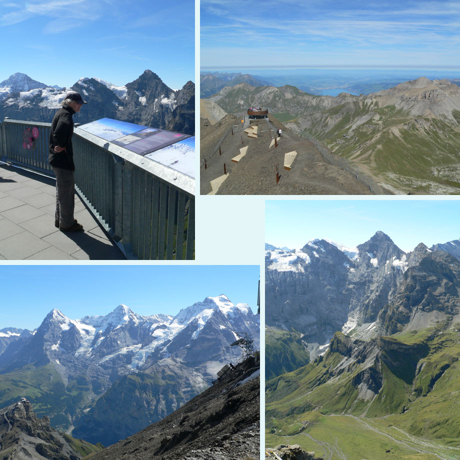 formidabel uitzicht op de Schilthorn