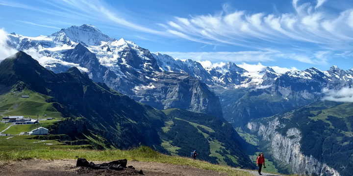 eersteklas uitzicht bij de Mannlichen