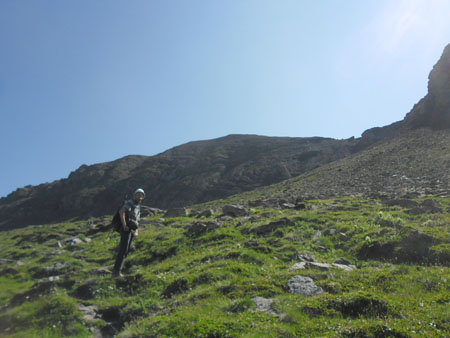 het laatste steile stuk