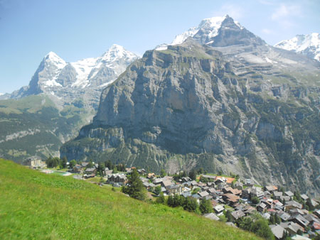 Murren in de verte