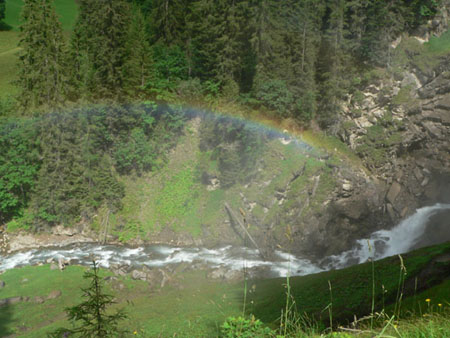 regenboog bij de Iffigfalle