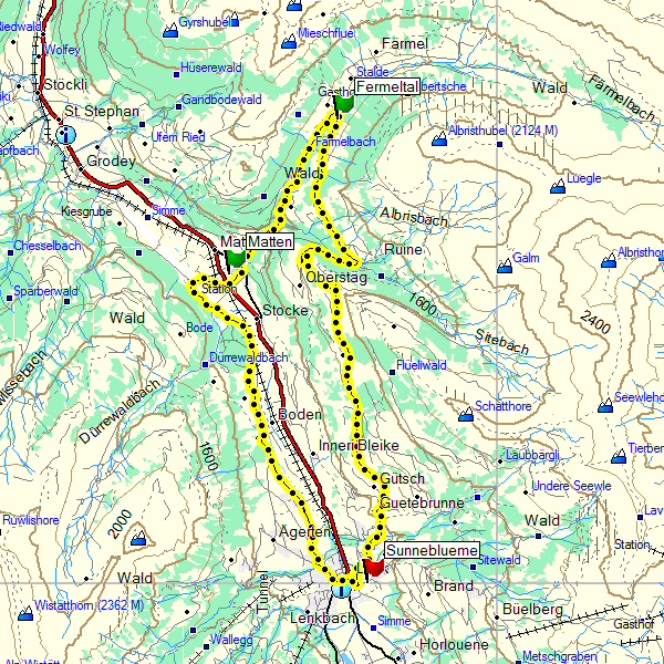 route dag 6