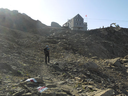 daar is de Wildstrubelhutte