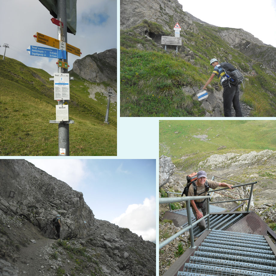 klimmen en klauteren op de Aeugigrat