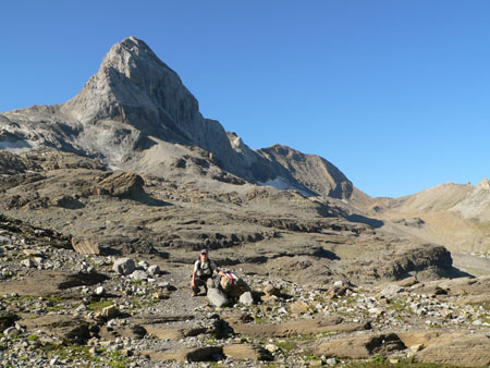 in de buurt van de Rezligletschersee