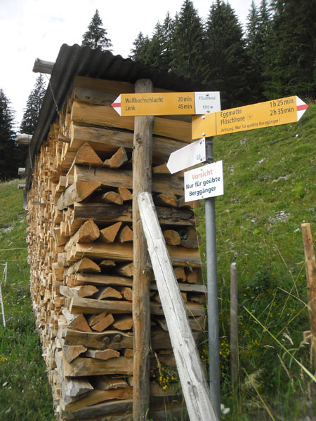 Nur fur geubte Bergganger