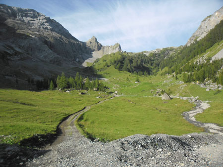 op pad bij Iffigenalp