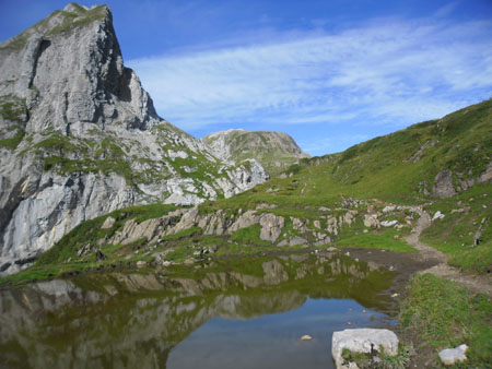 bijna bij de Iffigsee
