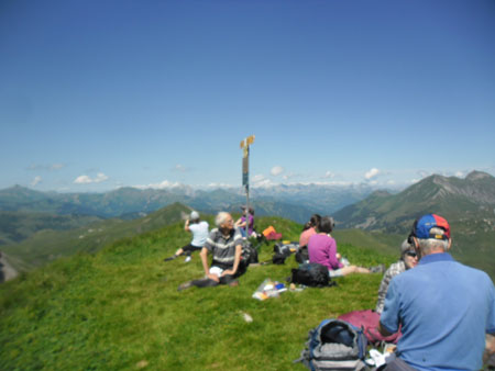 drukte op de Iffighorn