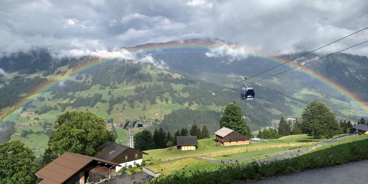 een prachtige regenboog