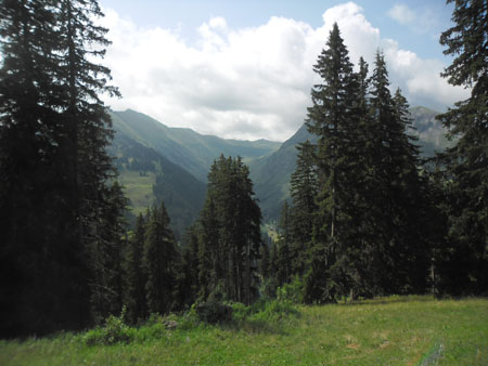 langs de panoramaweg