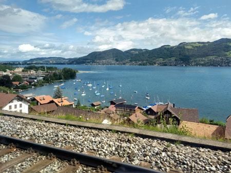 voorproefje vanuit de trein