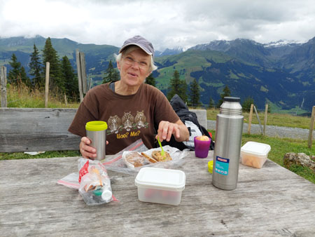 een ongegrillde lunch