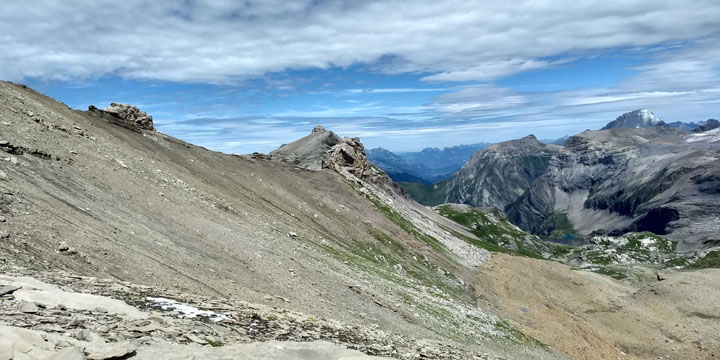 uitzicht op het Tierbergsattel