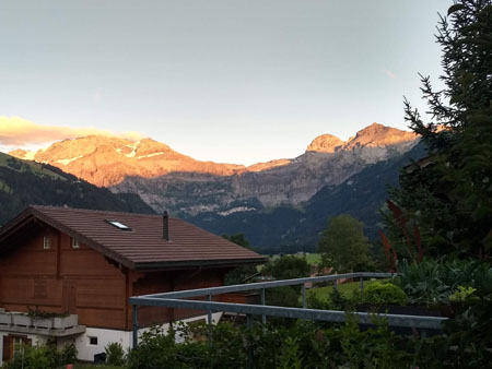 zonsondergang als beloning