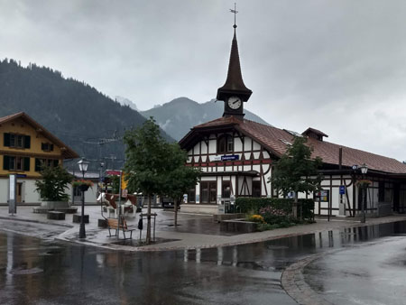 het regent ook in Zweisimmen