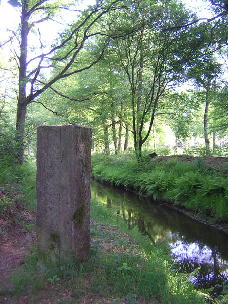 fotogenieke grenspaal ...