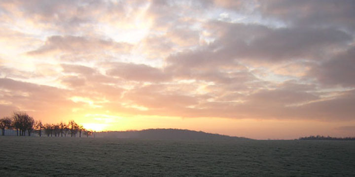zonsopgang bij Moerslag